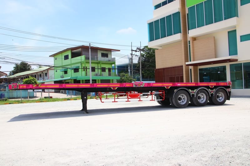 หางพื้นเรียบ สามเพลา อู่เดอะซัน ปี 2565 (0376)