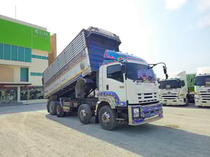 💙สิบสองล้อดั้มพ์แท้ ISUZU FYH 360 แรง ปี 2555 (0856)