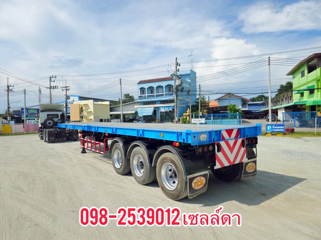 หางพื้นเรียบ สามเพลา อู่ RCK ปี 2561(4437) หางพื้นเรียบ สามเพลา อู่ RCK ปี 2561(4437)