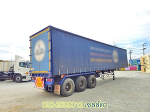 หางตู้ผ้าใบ สามเพลา อู่สามมิตร ปี 2565(0160)