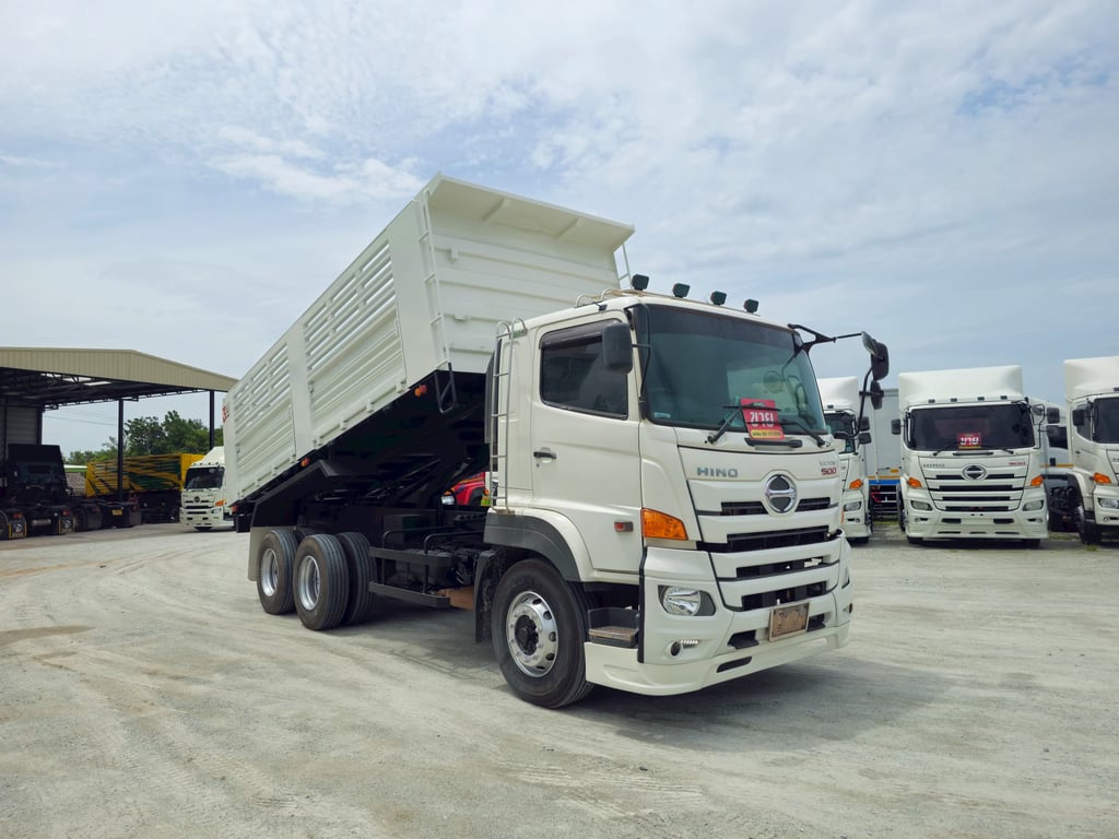 สิบล้อดั้มพ์ HINO FM1A 344 แรง ปี 2566 (1506)