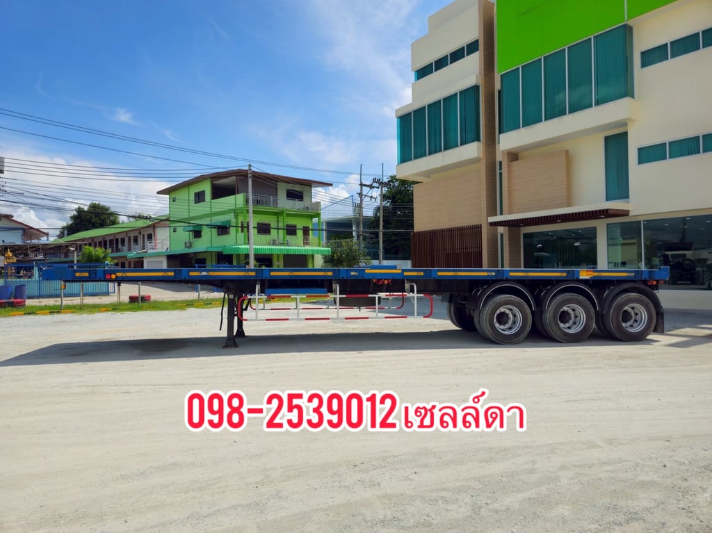 หางพื้นเรียบ สามเพลา อู่ WAFA ปี 2565(5439)