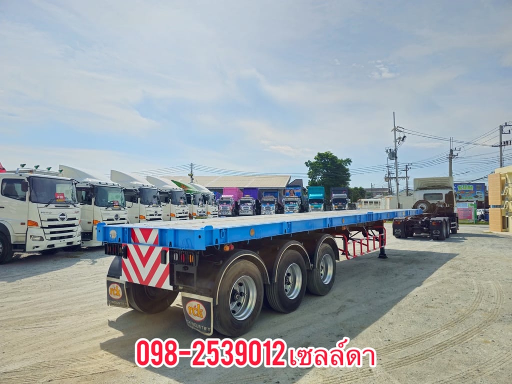 หางพื้นเรียบ สามเพลา  อู่ RCK ปี 2561(4437)