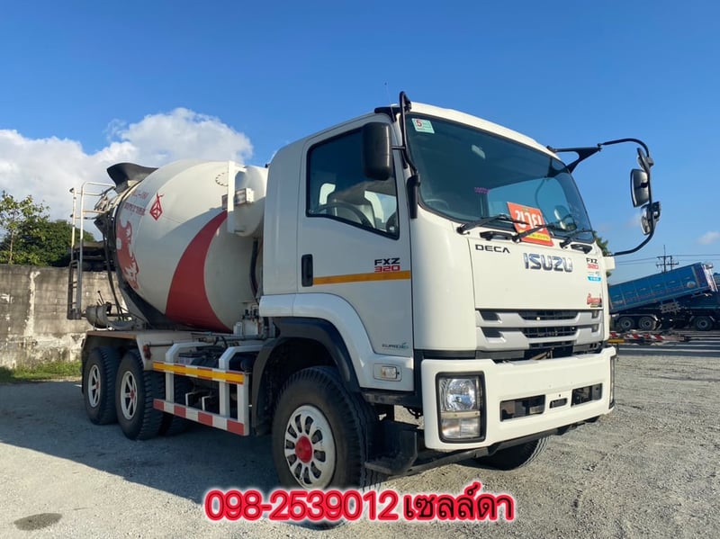 🔥Sาคา 2,890,000- สิบล้อโม่ปูน ISUZU FXZ 320 แร ปี 2566(0237)