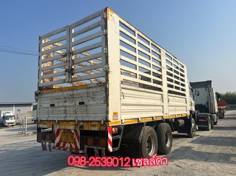 💥Vายตัด 1,450,000 บาท 🩵สิบล้อคอก เพลาเดียว Isuzu FVM300 ปี63 (4490)