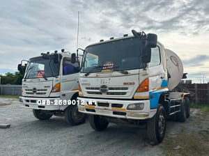 🔥สิบล้อโม่ปูน HINO FM1A 330 แรง ปี 2555(0741 🔥สิบล้อโม่ปูน HINO FM1A 330 แรง ปี 2555(0741