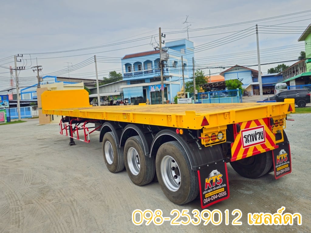 หางพื้นเรียบ สามเพลา อู่ WAFA ปี 2563(6112) หางพื้นเรียบ สามเพลา อู่ WAFA ปี 2563(6112)