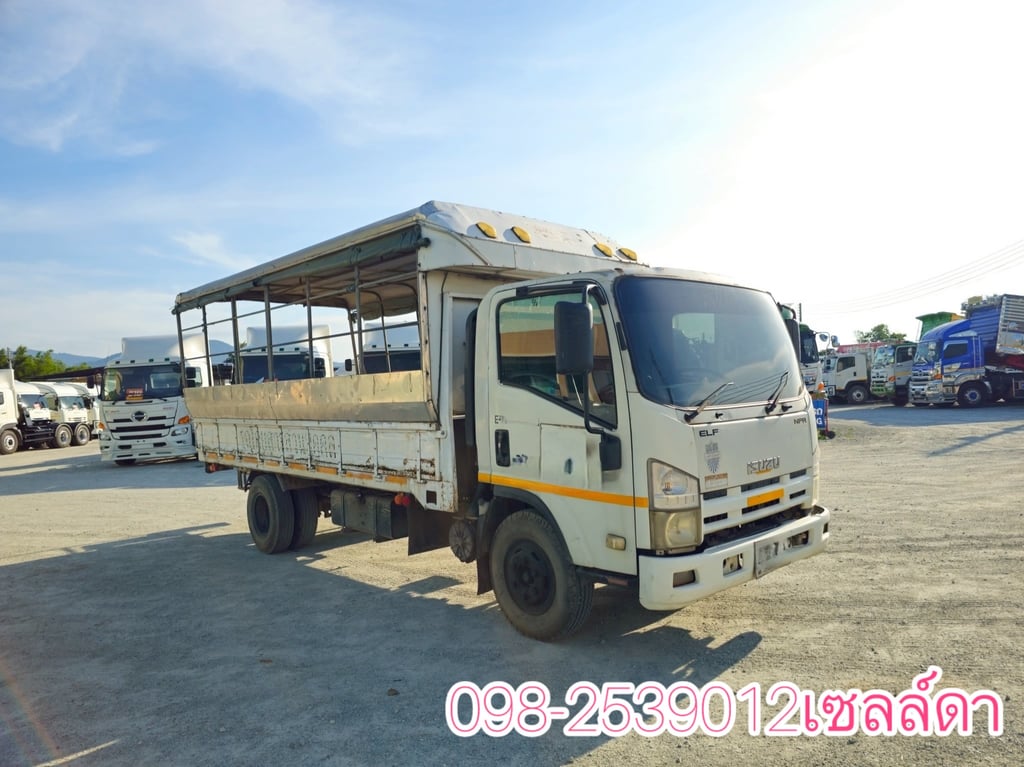 🚨หกล้อโดยสาร ISUZU  NPR 150 แรง ปี 2554(6452)