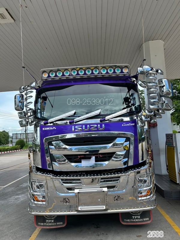 🚨รถใหม่ป้ายแดงในราคามือสอง🚨 เลขไมล์ 1,155-  สิบล้อดั้มพ์ ISUZU FXZ 360 แรง ปี 66  หางดั้มพ์ สามเพลา อู่เดอะฟีนิกซ์ ปี 66 (2533 2310)