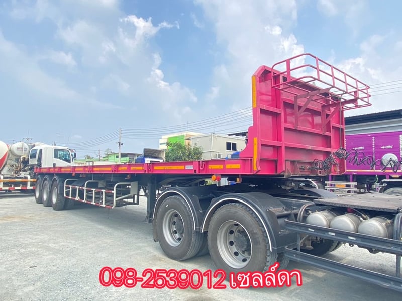 💚หางพื้นเรียบ สามเพลา อู่พนัส ปี 2565 (2254)