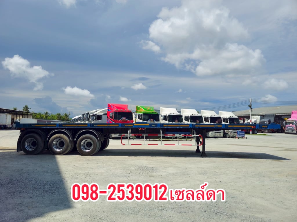 หางพื้นเรียบ สามเพลา อู่ WAFA ปี 2565(5439)