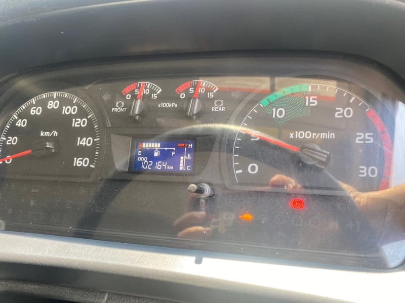 🔥มือเดียวป้ายแดง 🔥เลขไมล์ 100,xxx สิบล้อหัวลาก HINO FM1A 344 แรง ปี 2566(2517)