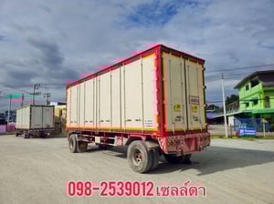  หางพ่วงตู้สิบบาน สองเพลา อู่ ปิติ ปี 2565(3634)