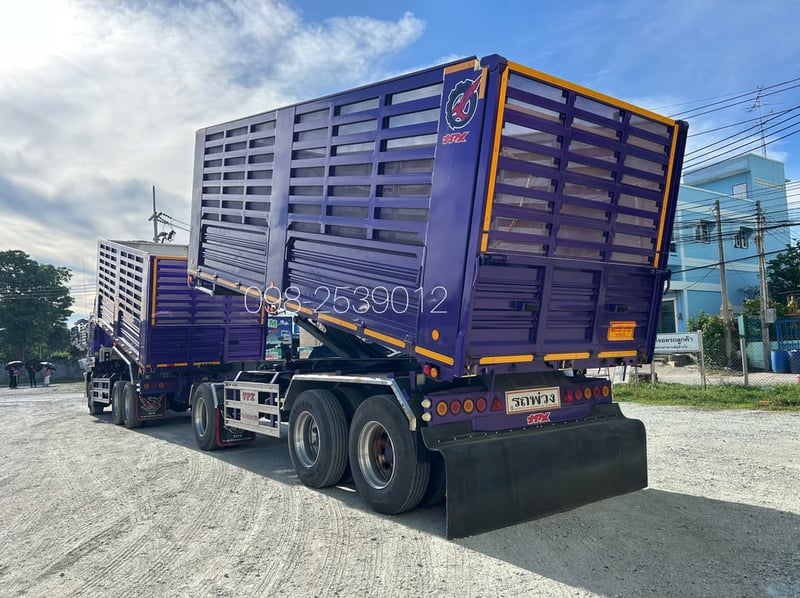 🚨รถใหม่ป้ายแดงในราคามือสอง🚨 เลขไมล์ 1,155-  สิบล้อดั้มพ์ ISUZU FXZ 360 แรง ปี 66  หางดั้มพ์ สามเพลา อู่เดอะฟีนิกซ์ ปี 66 (2533 2310)