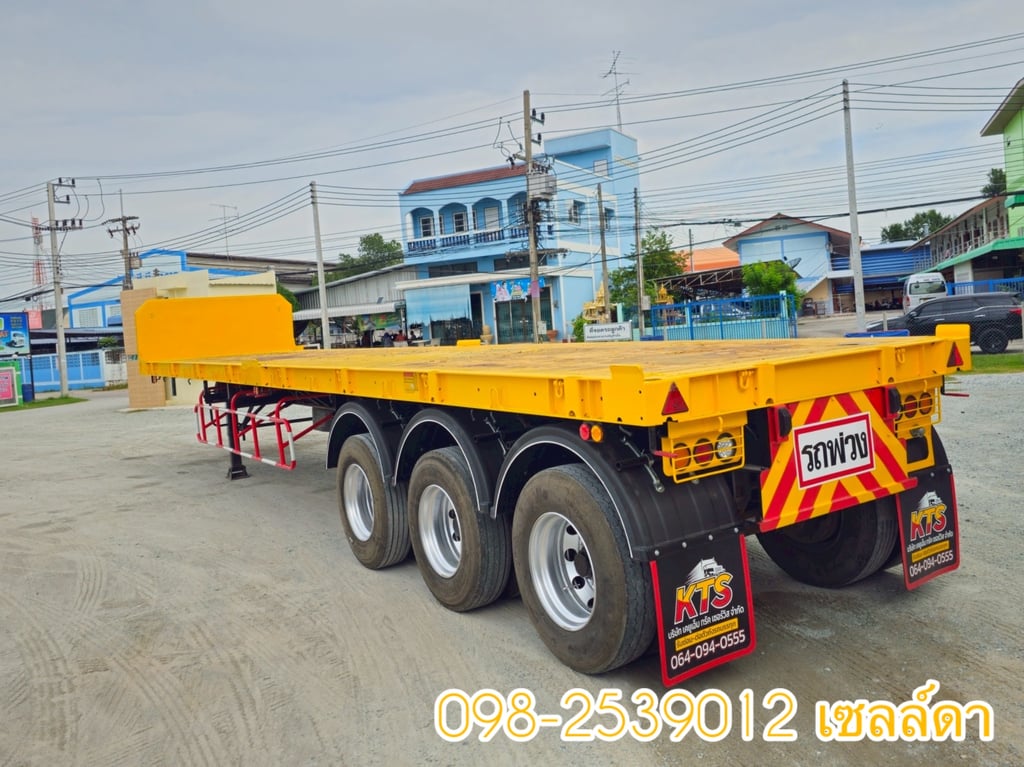 🚨หางพื้นเรียบ สามเพลา อู่ WAFA ปี 2563 (6112) 🚨หางพื้นเรียบ สามเพลา อู่ WAFA ปี 2563 (6112)