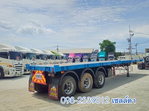 👉 หางพื้นเรียบ  สามเพลา  อู่ WAFA  ปี 2565(8655)