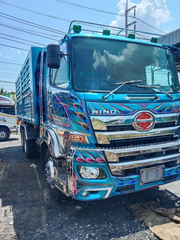 สิบล้อดั้มพ่วงแม่ลูก Hino FM1A 344 ปี67 (5491,5492)