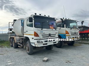 🔥สิบล้อโม่ปูน HINO FM1A 330 แรง ปี 2555(0741,9081)