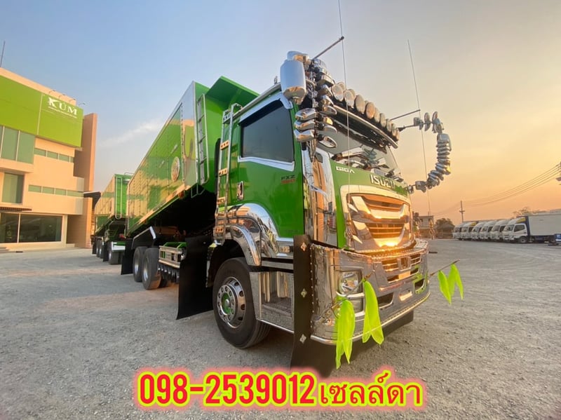 💚น้องเขียว 2,870,000-💚 💚สิบล้อดั้มพ์พ่วง💚 ISUZU  FXZ 360 แรง ปี 2565(2868,2869)
