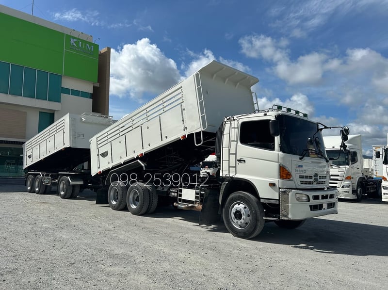 👉ฟรีเก็บงานสวยแม่ลูก 👉บรรทุกได้ 29.45 สิบล้อดั้มพ์ HINO FM1A 344 แรง ปี 2556 (3163,3164)