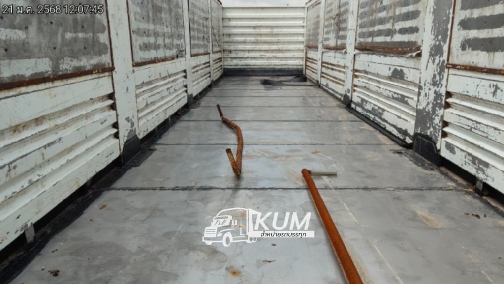 🔥ราคาขายตัด 620,000 บาท หางคอก สามเพลา อู่พิรุฬ พื้นสแตนเลส ปี 66  (9051)