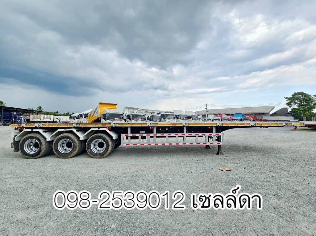 หางพื้นเรียบ สามเพลา อู่สามมิตร (3289)
