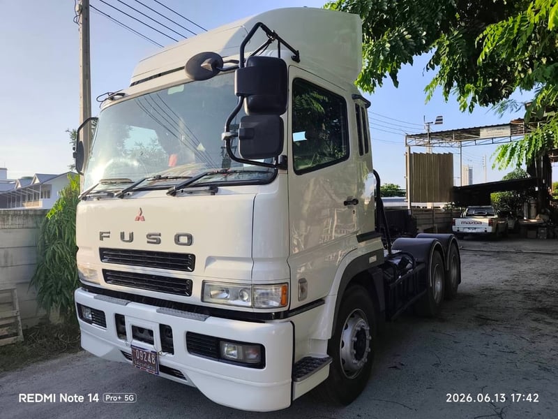 💙สิบล้อหัวลาก Fuso FV380 ปี55 (5718)