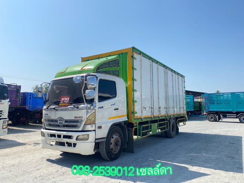 👉 หกล้อตู้สิบบาน HINO FG8J 212 แรง ปี 2556 (3820)