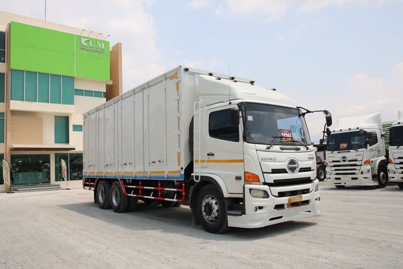 🚨ฟรีเก็บงานสวย อู่ BBC 🚨ฟรียางใหม่ 2เส้น สิบล้อตู้สิบบาน HINO FL8J 260 แรง ปี 2561(2716)
