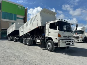 👉ฟรีเก็บงานสวยแม่ลูก 👉บรรทุกได้ 29.45 สิบล้อดั้มพ์ HINO FM1A 344 แรง ปี 2556 (3163,3164)