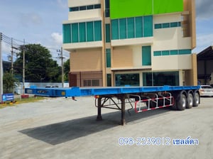 👉 หางพื้นเรียบ  สามเพลา  อู่ WAFA  ปี 2565(8655)