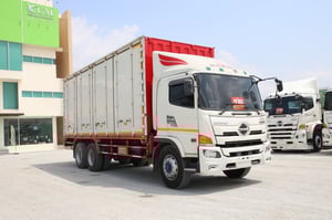 🚨ฟรียางใหม่ 6เส้น  🚨ฟรีเก็บงานสวย อู่BBC สิบล้อตู้สิบบาน HINO FL8J 260 แรง ปี 2565 (5943)