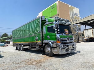 💚สิบล้อคอก HINO FL8J 260 ปี 66 สภาพนางฟ้าในราคามือสอง(5115)