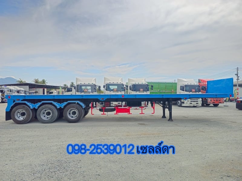 👉 หางพื้นเรียบ สามเพลา อู่ ST ปี 2558 (8932)