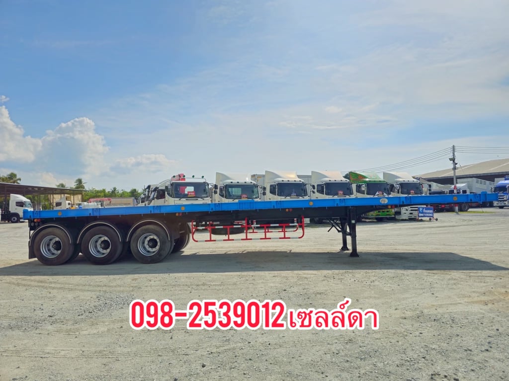 หางพื้นเรียบ สามเพลา  อู่ RCK ปี 2561(4437)