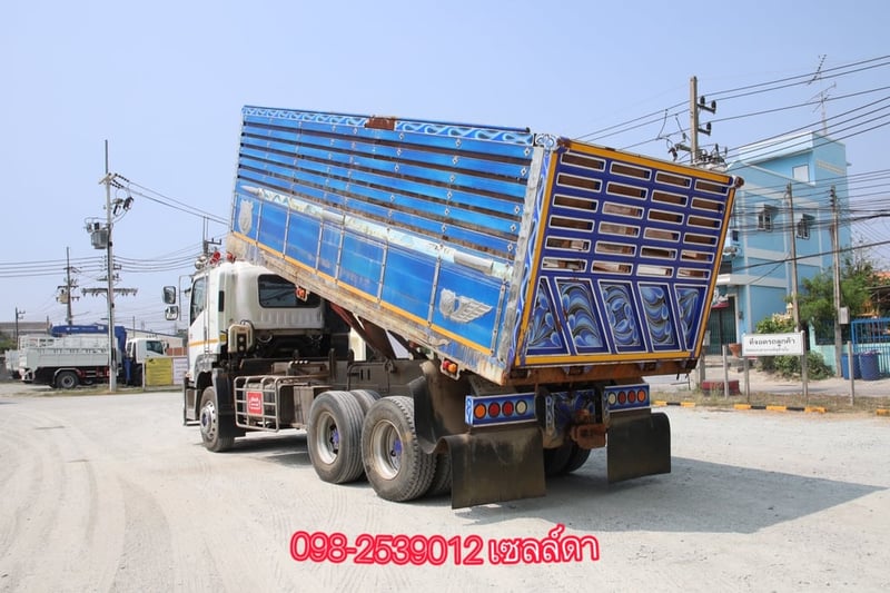 สิบล้อดั๊มเกษตร ￼Isuzu FXZ360 แรง ปี65(5346)