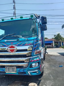 สิบล้อดั้มพ่วงแม่ลูก Hino FM1A 344 ปี67 (5491,5492)