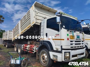 💥สามมิตรทั้งพ่วง บรรทุกได้ 30 ตัน‼️โคตรถูก😱 สิบล้อดั้มพ์ ISUZU FXZ 360 แรง ปี 57 + หางดั้มพ์ สามเพลา อู่สามมิตร ปี 57(4733 4734) 💥สามมิตรทั้งพ่วง บรรทุกได้ 30 ตัน‼️โคตรถูก😱 สิบล้อดั้มพ์ ISUZU FXZ 360 แรง ปี 57 + หางดั้มพ์ สามเพลา อู่สามมิตร ปี 57(4733 4734)
