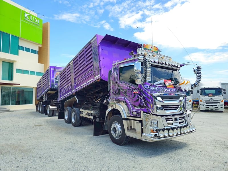 สิบล้อดั้มพ์ ISUZU FXZ 360 แรง ปี 2566(9107,9108) สิบล้อดั้มพ์ ISUZU FXZ 360 แรง ปี 2566(9107,9108)