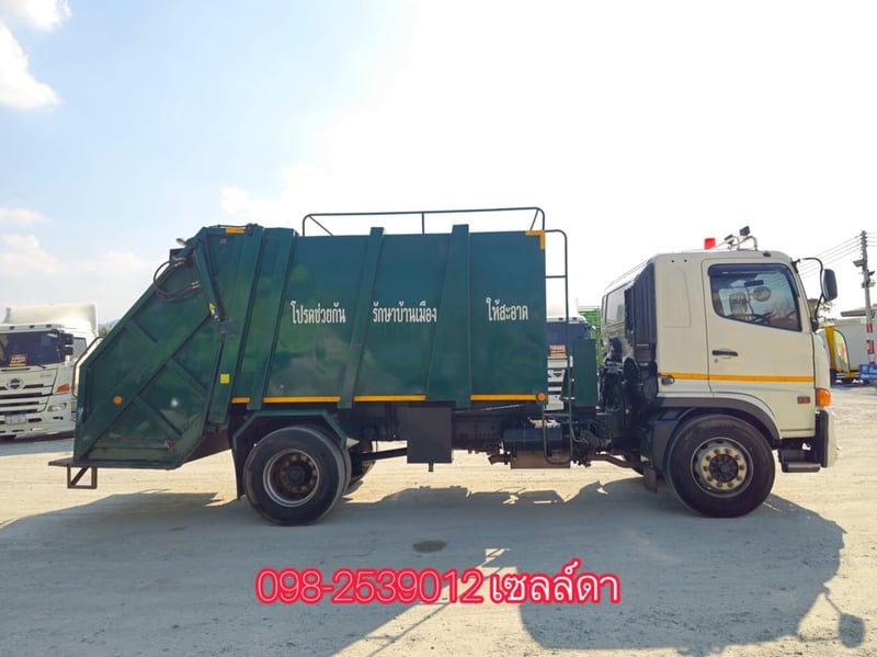 👉 หกล้อบรรทุกขยะ 🚨 HINO FG8J 240 แรง ปี 2566 (4084)
