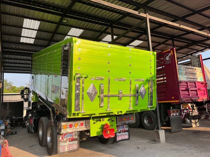 💚น้องเขียวนังโสดอยู่นะคะ💚😎 Hino FM1A344 ปี66(5902)
