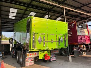 💚น้องเขียวนังโสดอยู่นะคะ💚😎 Hino FM1A344 ปี66(5902)