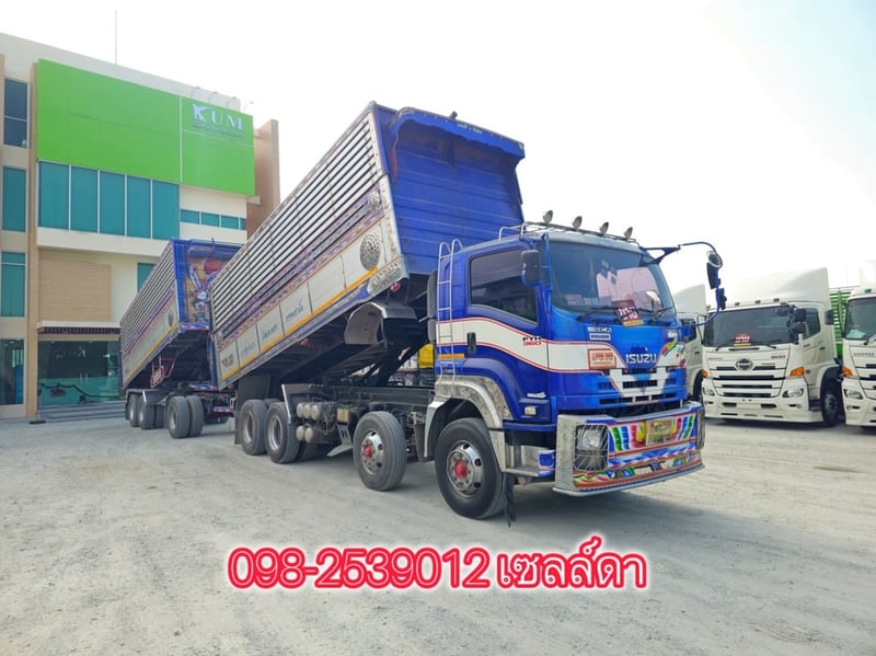 สิบสองล้อดั้มพ์ ISUZU FYH 360 แรง ปี 2557(2465,2466)