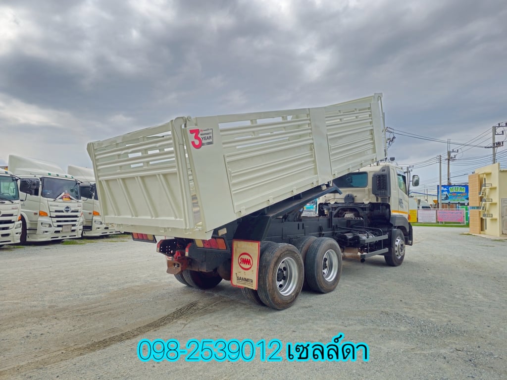 สิบล้อดั้มพ์สามมิตแท้ HINO FM1A 344 แรง ปี 2560(2539) สิบล้อดั้มพ์สามมิตแท้ HINO FM1A 344 แรง ปี 2560(2539)