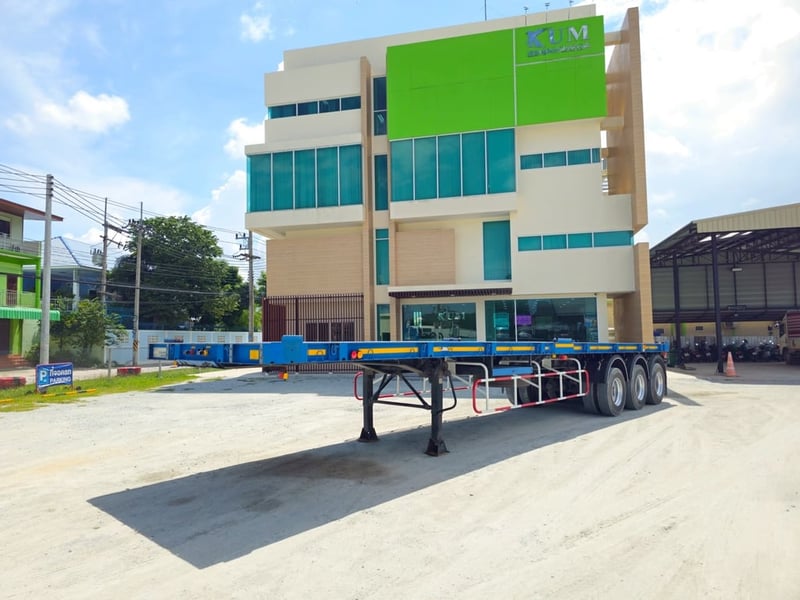 หางพื้นเรียบ สามเพลา อู่ WAFA ปี 2565 (5439)