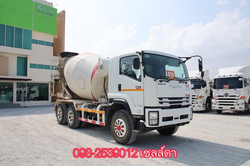 👉 สิบล้อโม่ปูน ISUZU FXZ 320 แร ปี 2566 (0237)