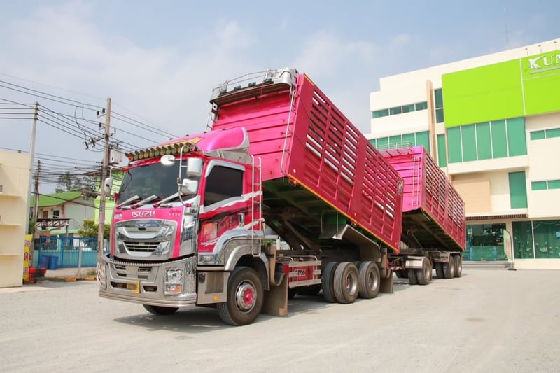 🔥บรรทุกได้ 31 ตัน 🔥มือเดียวป้ายแดง สิบล้อดั้มพ์ ISUZU FXZ 360 แรง ปี 2565 (2591,2592)