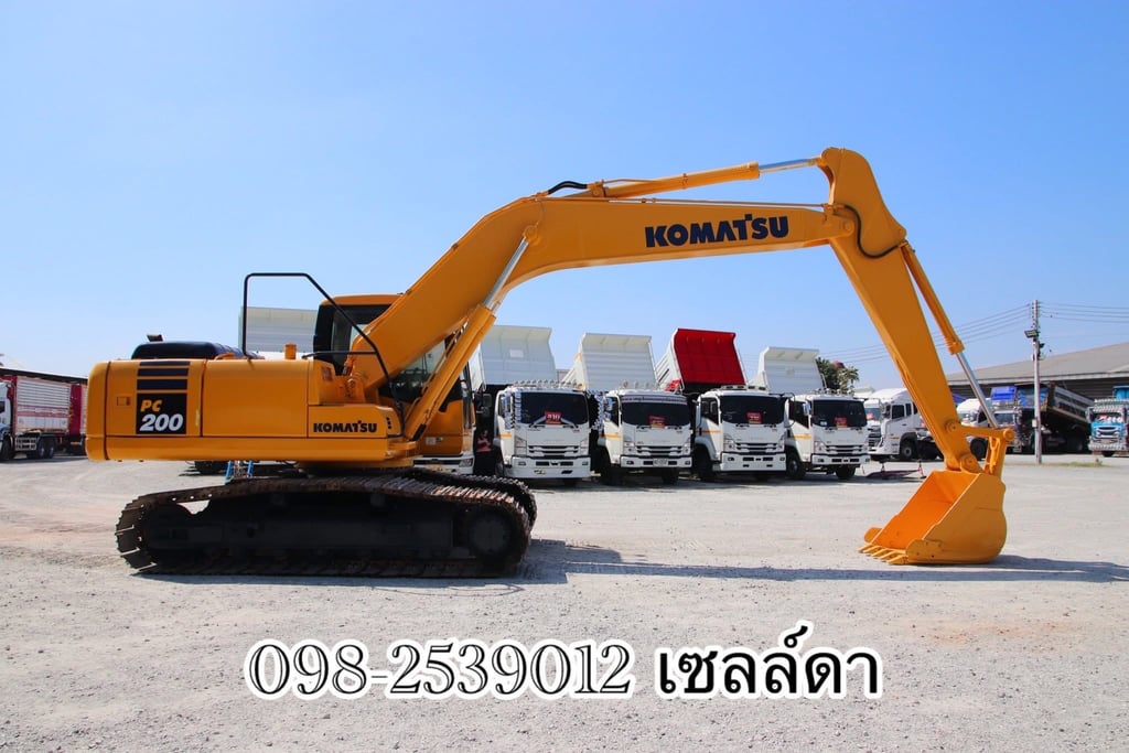 รถแบ็คโฮ KOMATSU PC200-7 ปี 2548 150 แรง ไฟฟ้าครบ (4599) รถแบ็คโฮ KOMATSU PC200-7 ปี 2548 150 แรง ไฟฟ้าครบ (4599)