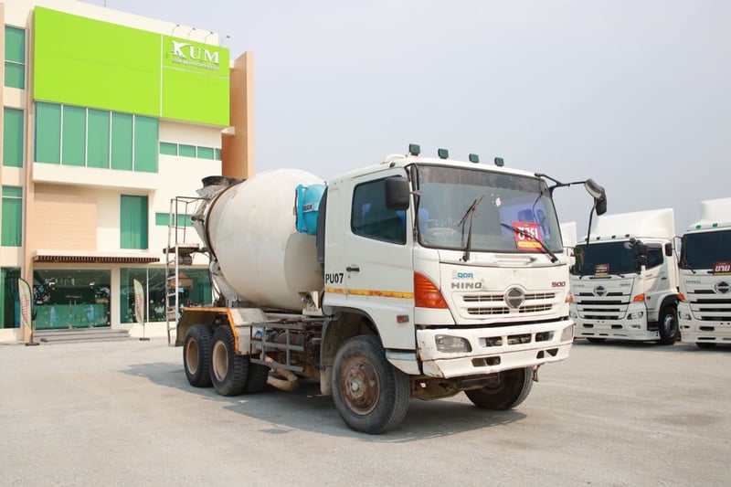 สิบล้อโม่ปูน HINO FM1A 330 แรง ปี 2556(9081)
