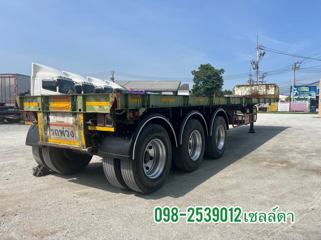 หางพื้นเรียบ สามเพลา อู่ BPT ปี 2558(7339)